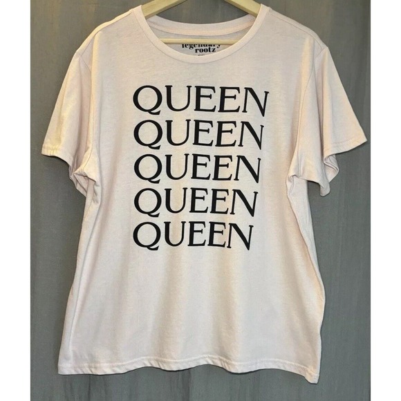 Black History Month Adult Legendary Rootz Short Sleeve Queen T-Shirt - Pink NWT - Picture 6 of 11